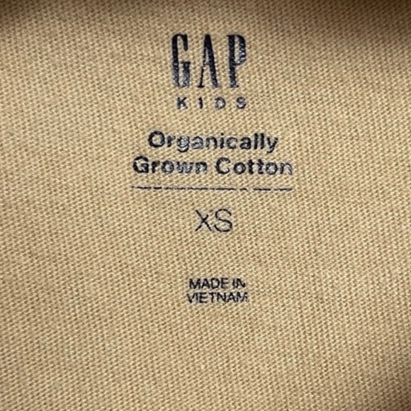 Gap Kids 4-5 Floral Embroidered Shirt XS Tan - Picture 3 of 4